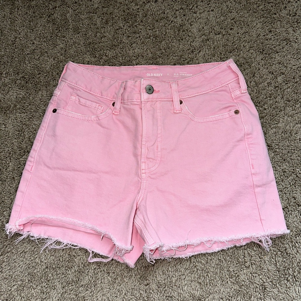 Old Navy Women's Pink Denim Shorts